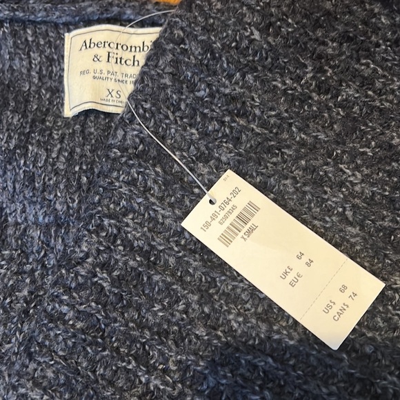 Abercrombie & Fitch Long Sleeve Open Front knit Cardigan Size Xs - Picture 9 of 9